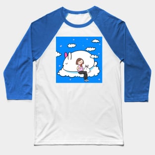 Sky bunny Clear sky Baseball T-Shirt